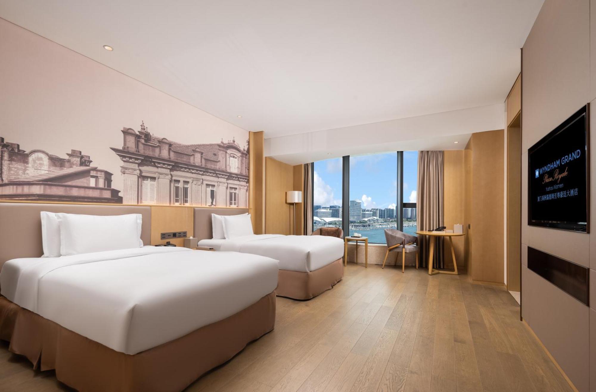 WYNDHAM GRAND Plaza Royale Yuzhou Xiamen Hotel Exterior foto